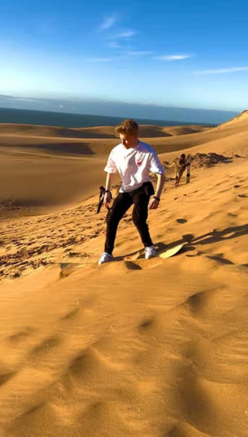 Best Agadir Desert Adventure: Quad Camel Sandboarding & BBQ - Timlalin Dunes: the coastal desert you can reach from Agadir