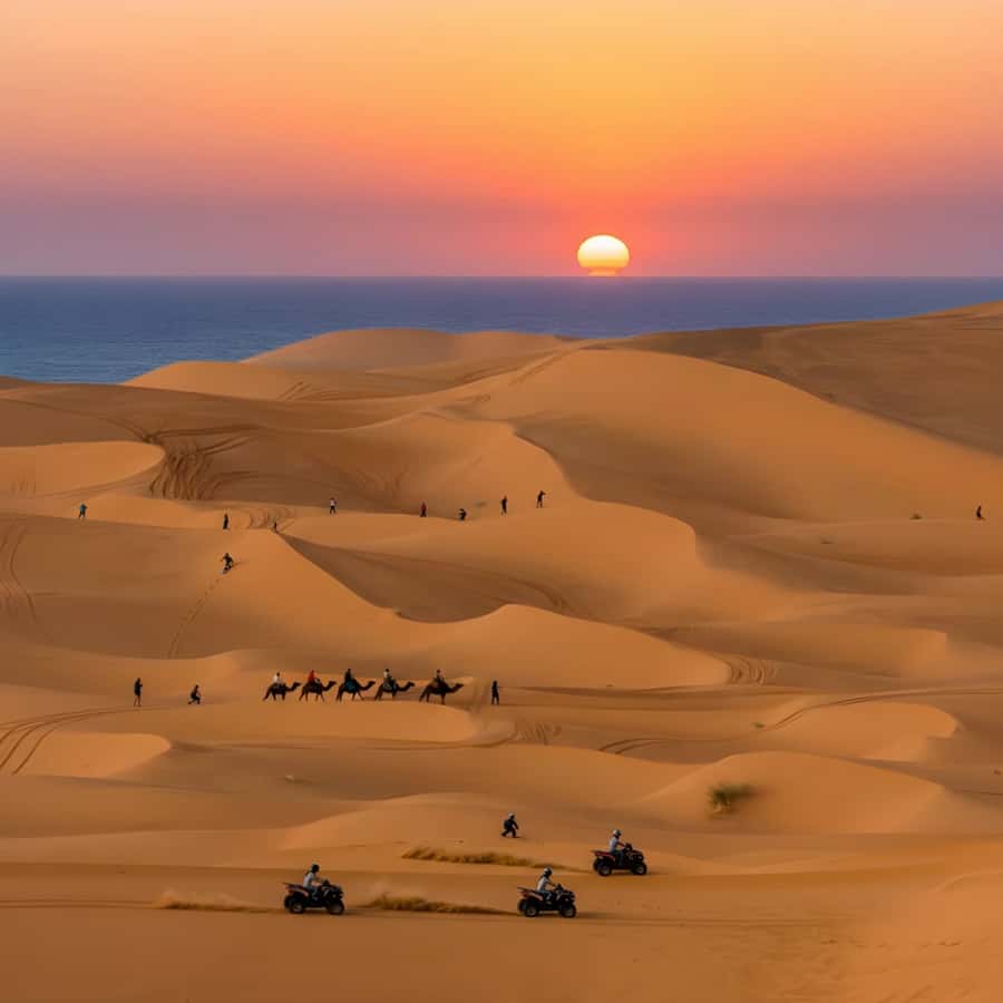 Best Agadir Desert Adventure: Quad Camel Sandboarding & BBQ - Hotel Pickup and the 5-Hour Schedule that keeps it fun