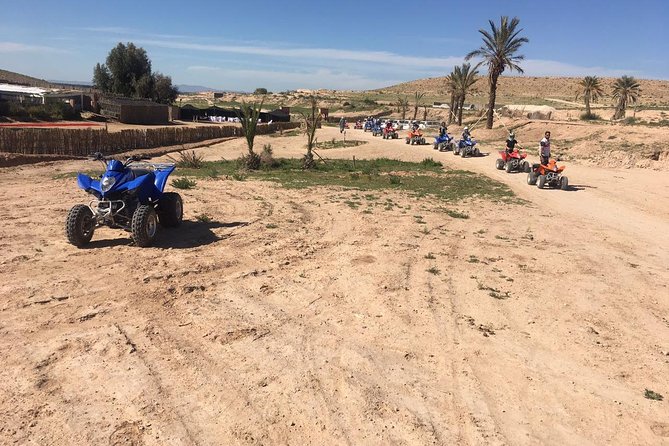 Desert D'Agafay Package - Quad, Dromedary and Dinner Show - Dinner Menu: Moroccan Salad, Tajine, and Dessert (What You Actually Eat)