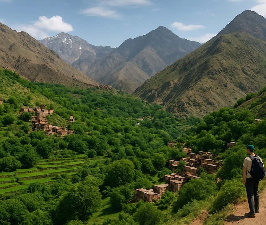 From Marrakech: Atlas Mountains Day Trip with Camel Ride - Tahnaout photo stop and Asni market time that depends on the day
