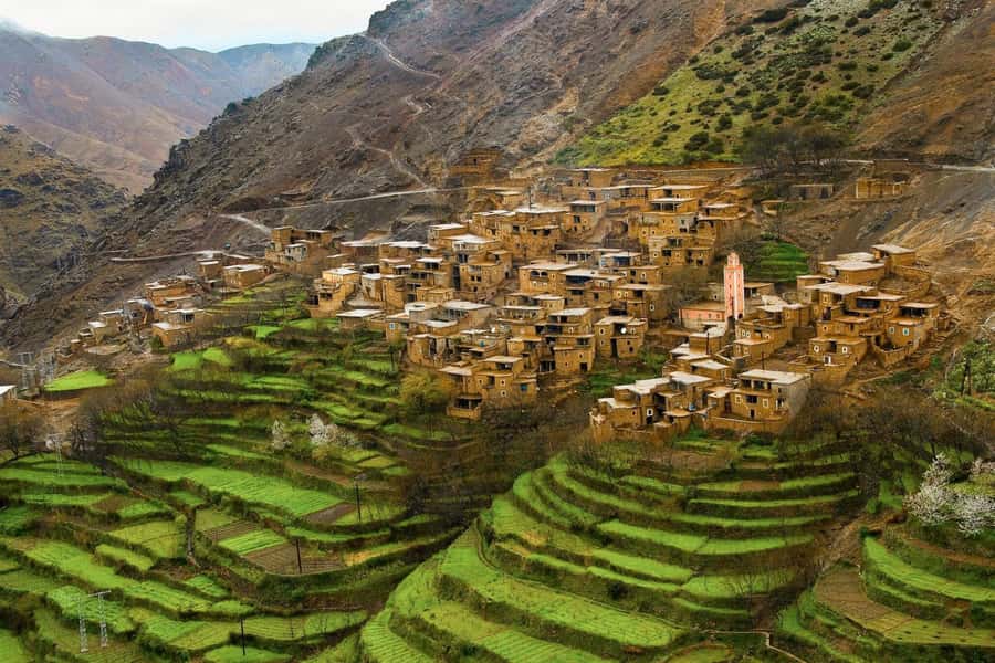 From Marrakech: Atlas Mountains Full-Day Hiking Trip w Lunch - Imlil Valley: tea breaks, waterfall views, and the main hike