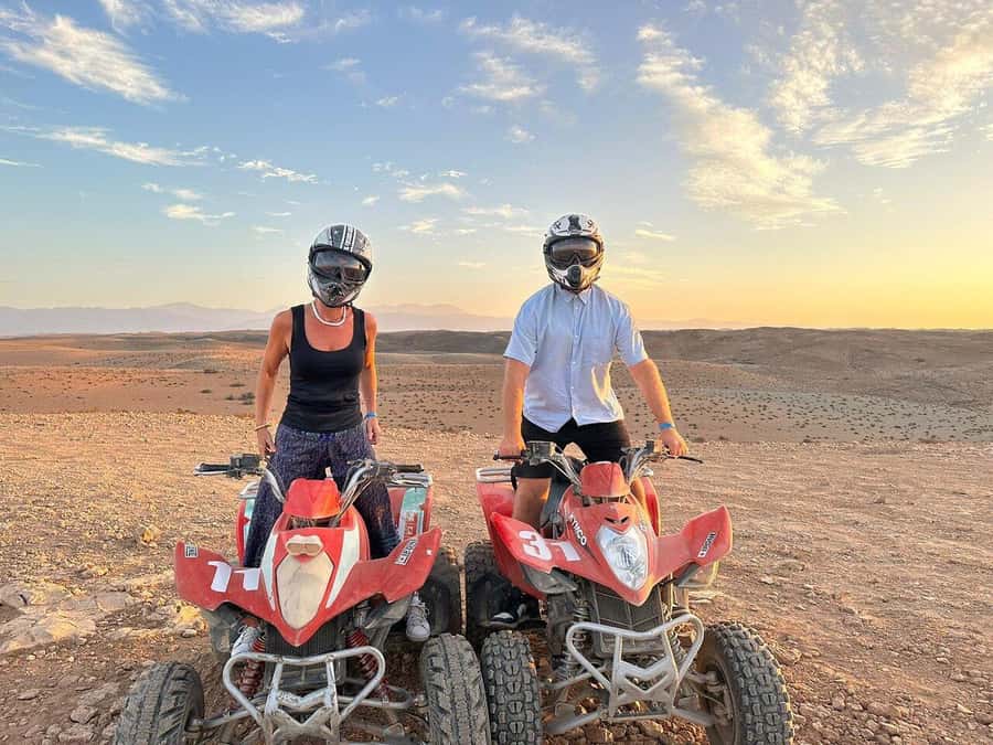 From Marrakech: ATV Quad Bike Tour in Agafay Desert - Riding the Agafay trails: dunes, rocky stretches, and big views