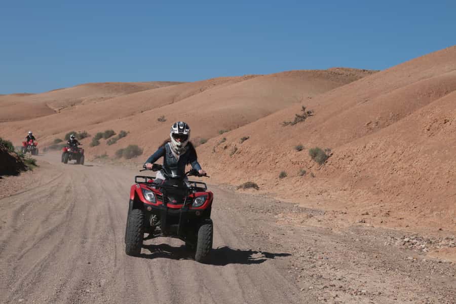 From Marrakech: Guided Quad Biking Tour in Agafay Desert - From Marrakech to the desert: how the 4 hours actually feel