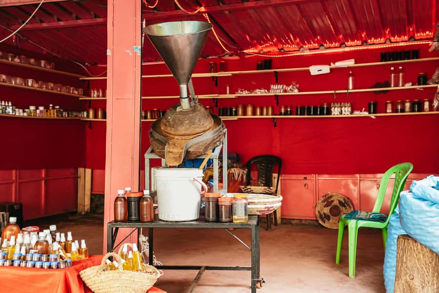 From Marrakech: High Atlas Mountains and 5 Valleys Day Trip - Berber family lunch in Sidi Fares: tajine, couscous, and the view