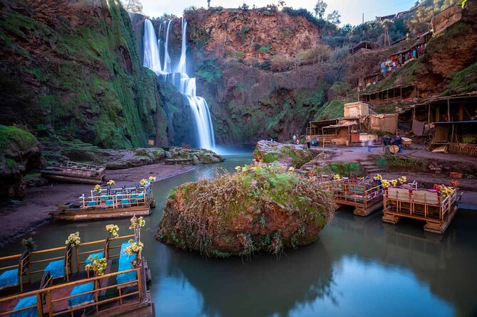 From Marrakech: Ouzoud Waterfalls Guided Hike and Boat Trip - Boat ride at the pool: the up-close moment