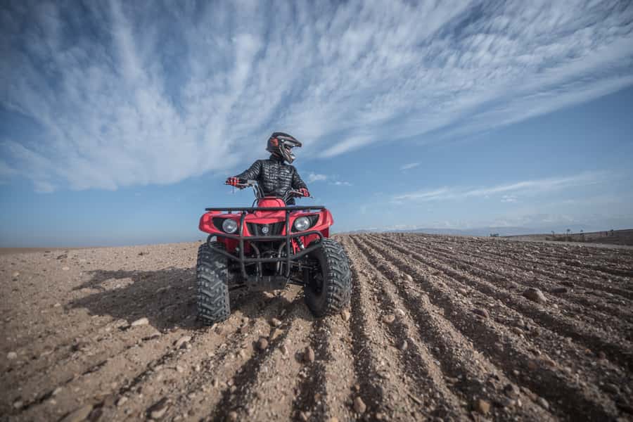 From Marrakech: Premium Agafay Desert Half-Day Quad Biking - Agafay quad biking from Marrakech: what this trip feels like