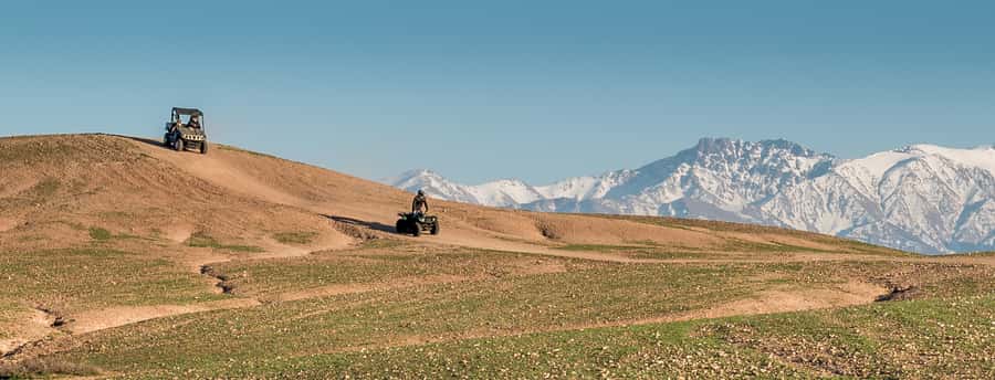 From Marrakech: Premium Agafay Desert Half-Day Quad Biking - The tea under tents: the desert break that actually feels Moroccan