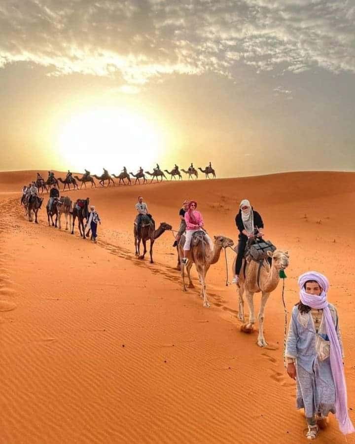 From Merzouga: Overnight Camel Trek over Erg Chebbi Dunes - Day 1: Erg Chebbi Sunset Dunes, Sandboarding, and Tagine by Drumfire
