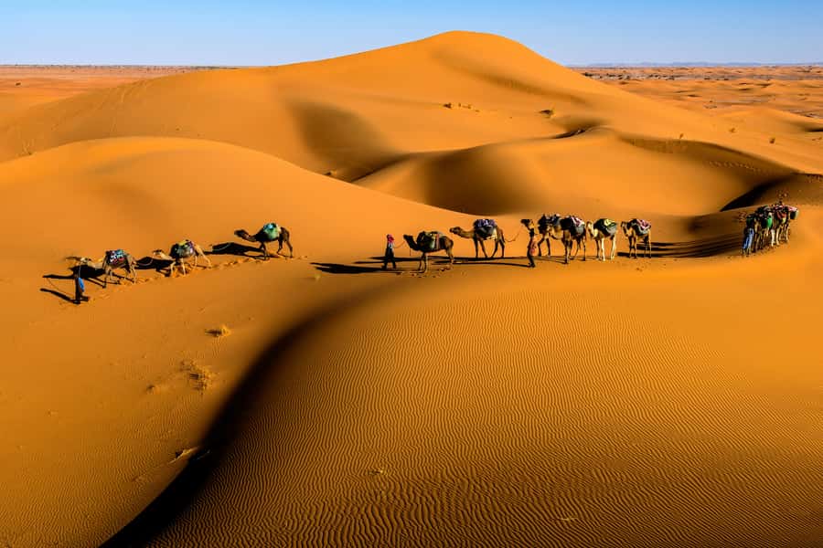 Marrakech: 3-Day Desert Trip to Merzouga with Luxury Camp - Erg Chebbi desert night: sunset camel ride and camp atmosphere