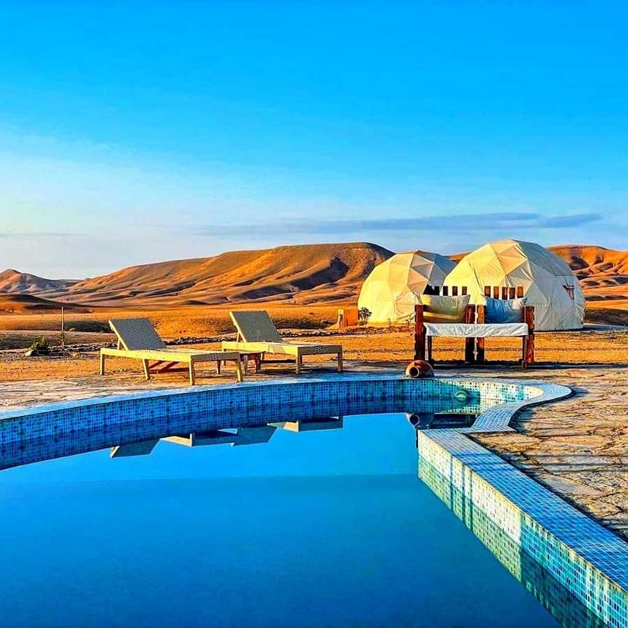 Marrakech: Agafay Desert Camp Lunch with Camel Ride and Pool - The Drive Out: Dirt Roads, Atlas Views, and Timing