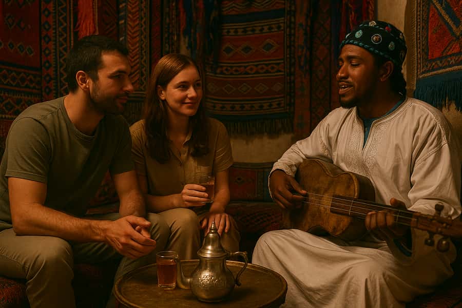 Marrakech: Agafay Desert Magic Sunset Dinner & Live Show - Getting Out of Marrakech: Pickup, Stops, and Road Reality