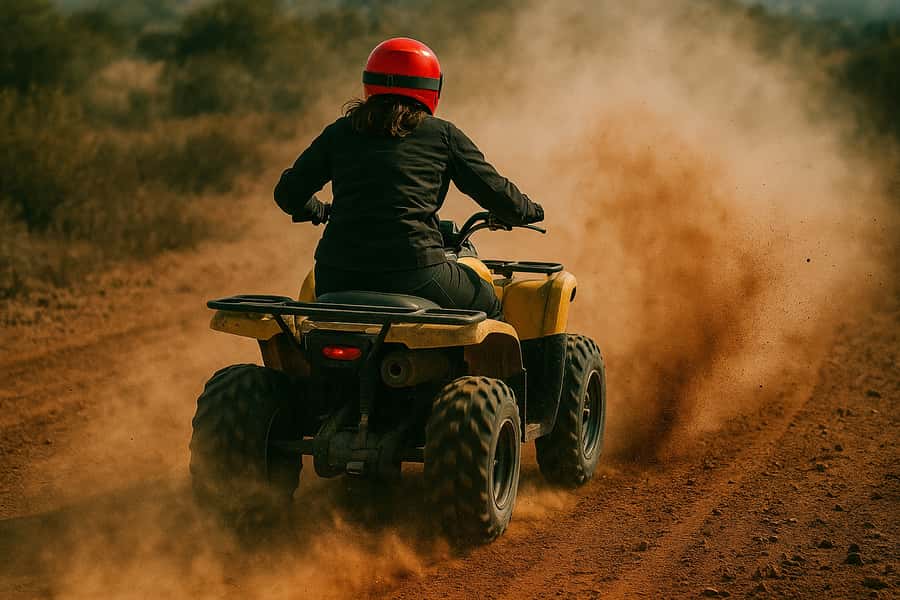 Marrakech: Agafay Desert Quad Bike with Camels & Dinner Show - From Marrakech Pickup to Agafay Desert: the drive that sets the mood