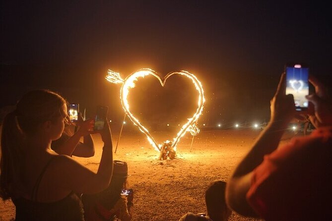 Marrakech: Agafay Desert Quad Biking Tour with Dinner-Show - The 6-Hour Flow: Pickup, Practice, Ride, Tent Dinner, Fire Finale