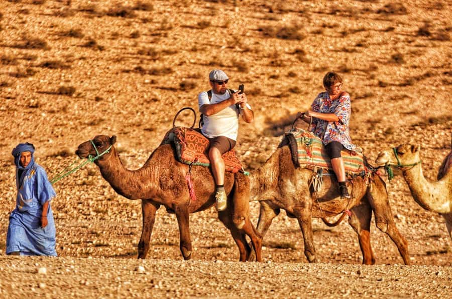 Marrakech: Agafay Desert Quad & Camel Rides with Dinner Show - Sunset, dinner under Berber tents, and the music-to-fire-show arc