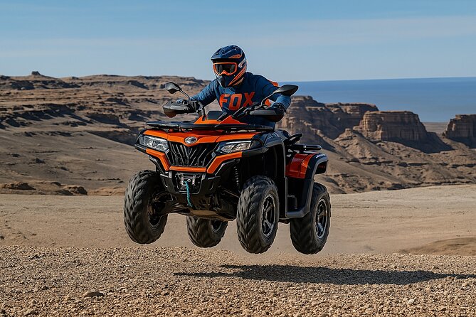 Marrakech: Agafay Quad Tour with Camel Ride, Dinner & Show - Agafay Desert Arrival: Photo Break and Sunset Timing