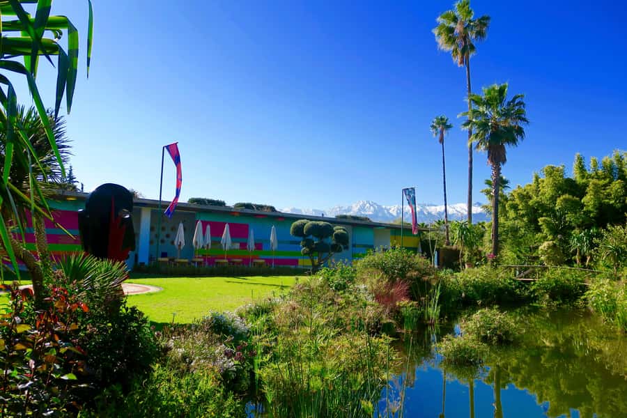 Marrakech: André Heller's ANIMA Garden Ticket - Atmosphere, shade, and the Atlas Mountains view that changes the day