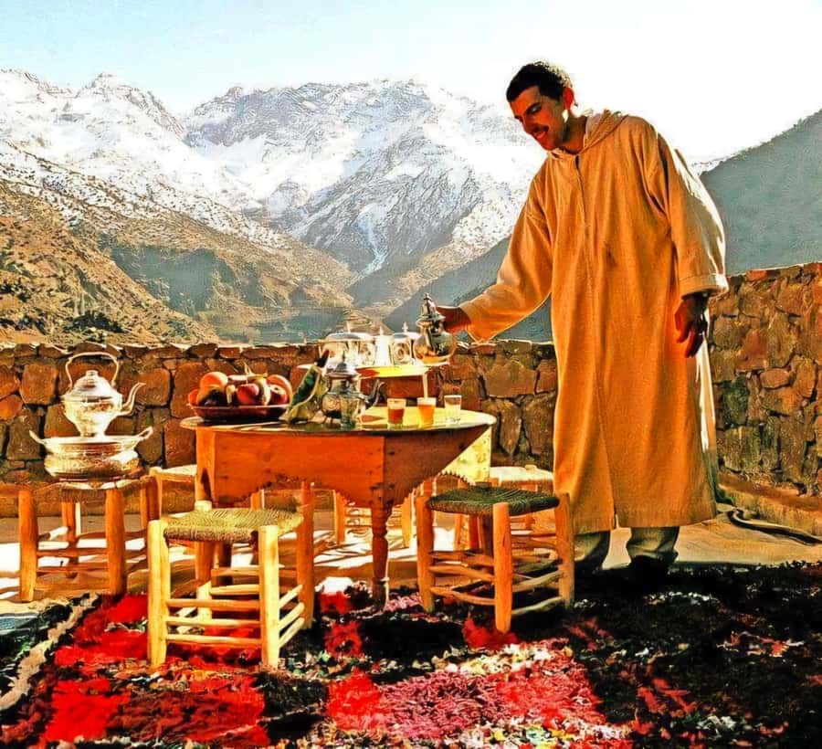 Marrakech: Atlas Mountains & Valleys Waterfall Hike w/ Lunch - Berber Breakfast: Bread, Dips, and the Tea Ritual