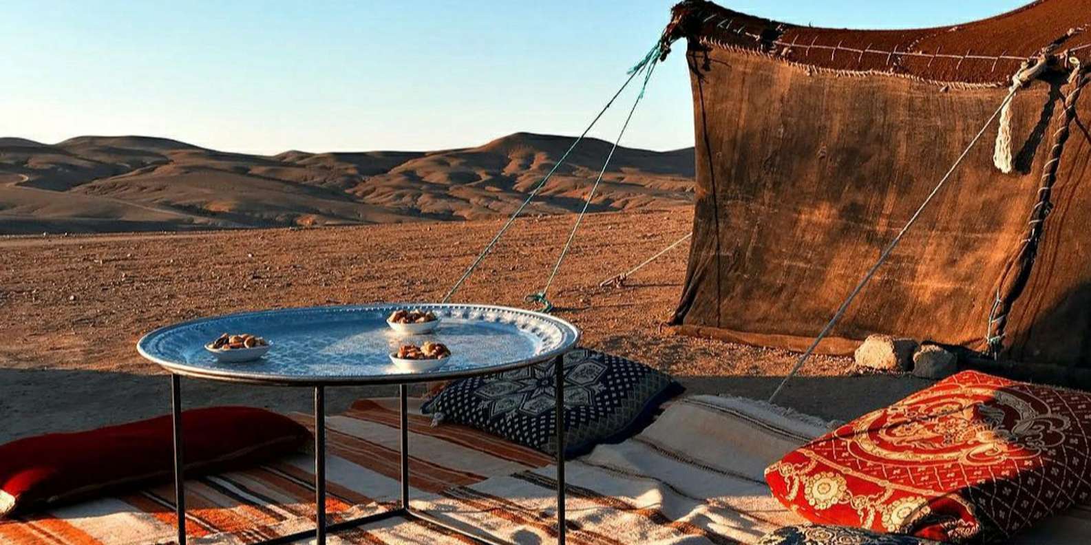 Marrakech: Camel Ride & Sunset Dinner with Fire Show - The Berber Camp Setup: Tea, Pastries, and Dinner Under the Stars