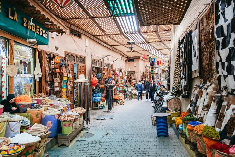 Marrakech: Colorful Medina Souks Guided Walking Tour - Jemaa el-Fnaa: your first taste of the medina flow