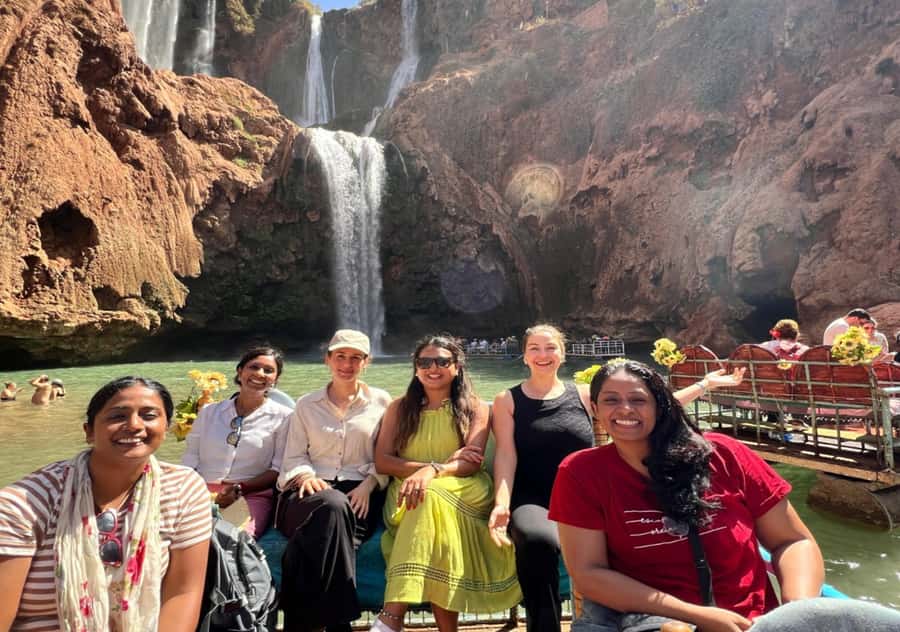 Marrakech: Day Tour to Ouzoud Waterfalls with Boat Trip - Berber tagine with the sound of water in the background
