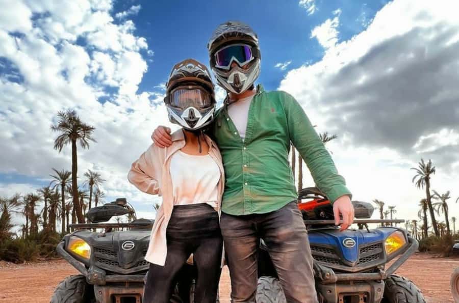 Marrakech: Dunes of the Palmeraie Quad Bike Ride with Tea - Getting on the quad: what beginners actually need to know