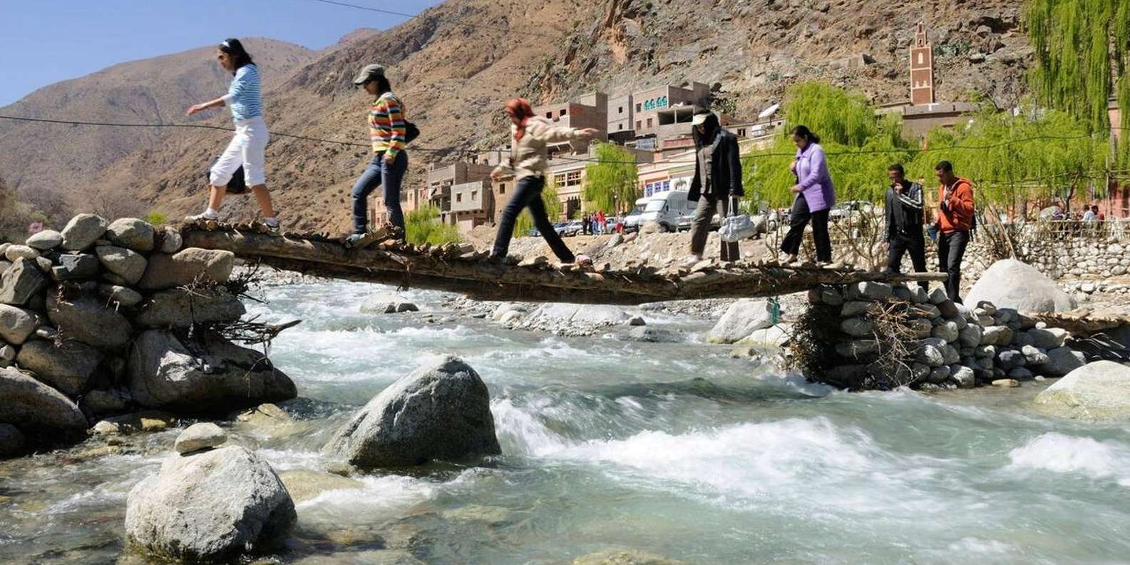 Marrakech: Ourika Valley Waterfalls & Atlas Mountains Trip - Ourika River Lunch: Where the Day Slows Down