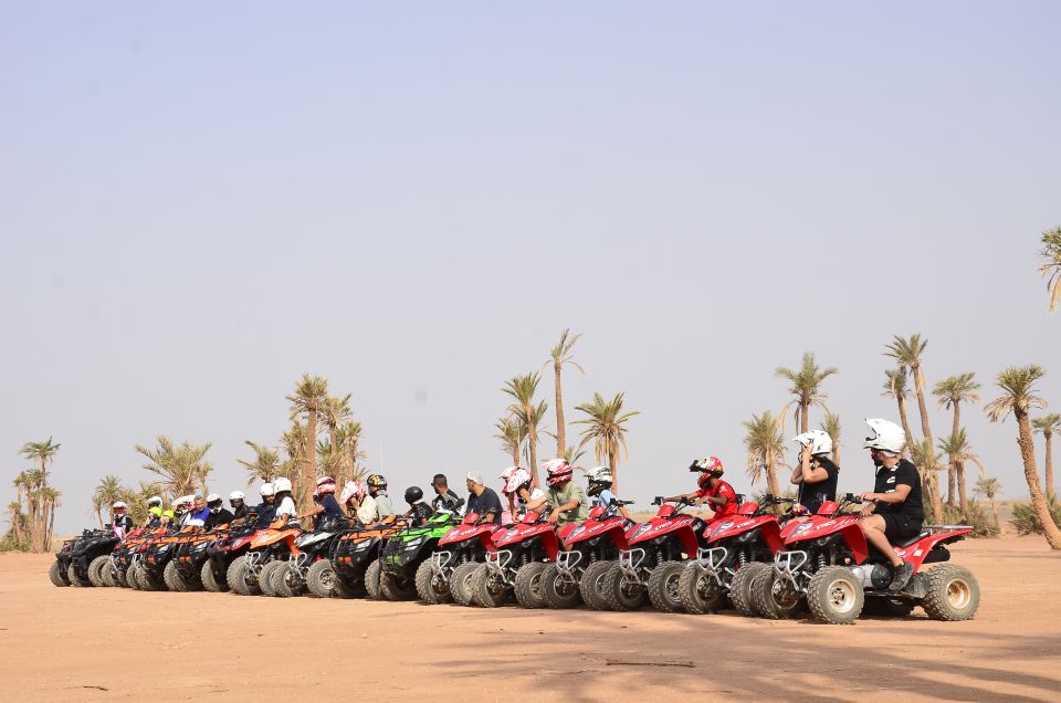 Marrakech: Palmeraie Guided Quad Tour with Tea Break - First Quad Ride: The 45-Minute Run Through Palmeraie Tracks