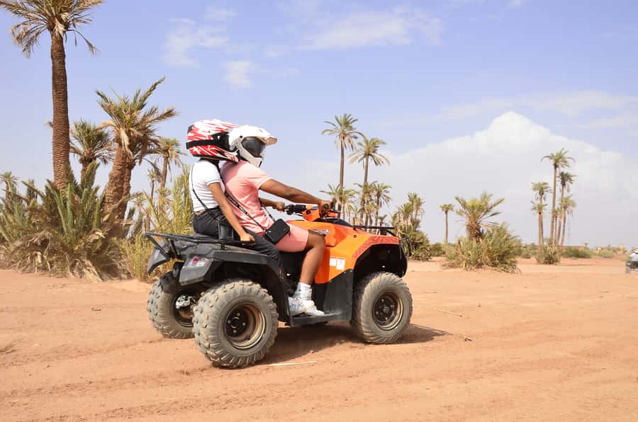 Marrakech: Palmeraie Guided Quad Tour with Tea Break - Transfers Back to Marrakech and the Dust-Control Touch