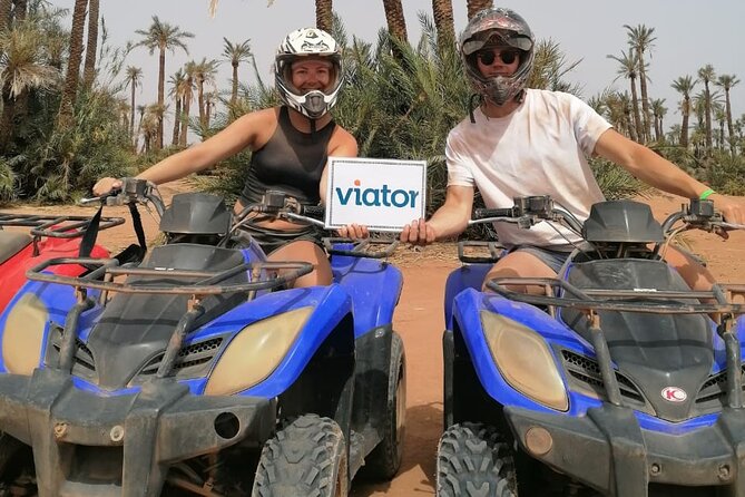 Marrakech Palmeraie Quad Bike Desert Adventure - The “break” stop: mint tea and a Berber village setting