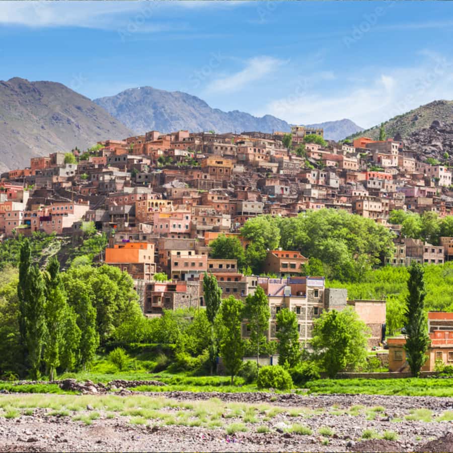 Marrakech: Paragliding, Camel Ride & Berber Villages Trip - Asni, Ait Mizan hamlets, and the Imlil area waterfall walk