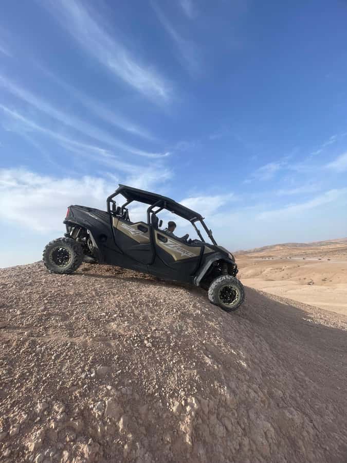 Marrakech: Private Buggy Adventure in Agafay Desert with Tea - Tea break in a desert bivouac: the part people remember