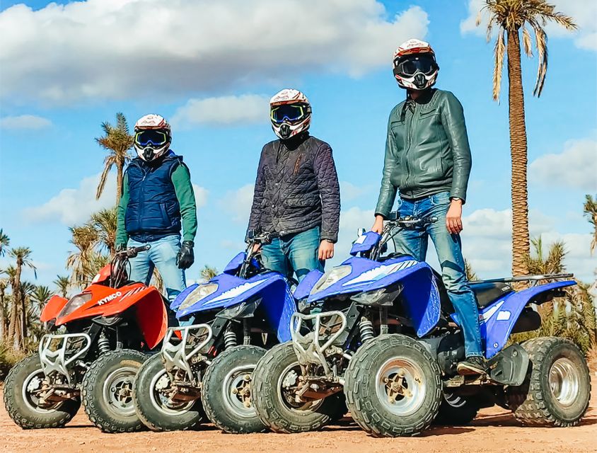 Marrakech: Quad Bike Tour to Palm Oasis and Jbilat Desert - What to Bring: Clothing, Gloves, and Rain Reality