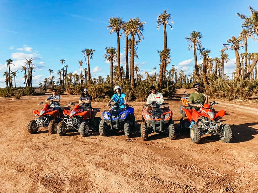 Marrakech: Quad Bike Tour to Palm Oasis and Jbilat Desert - Quad Biking from Marrakech: Palm Oasis Meets Real Desert Riding
