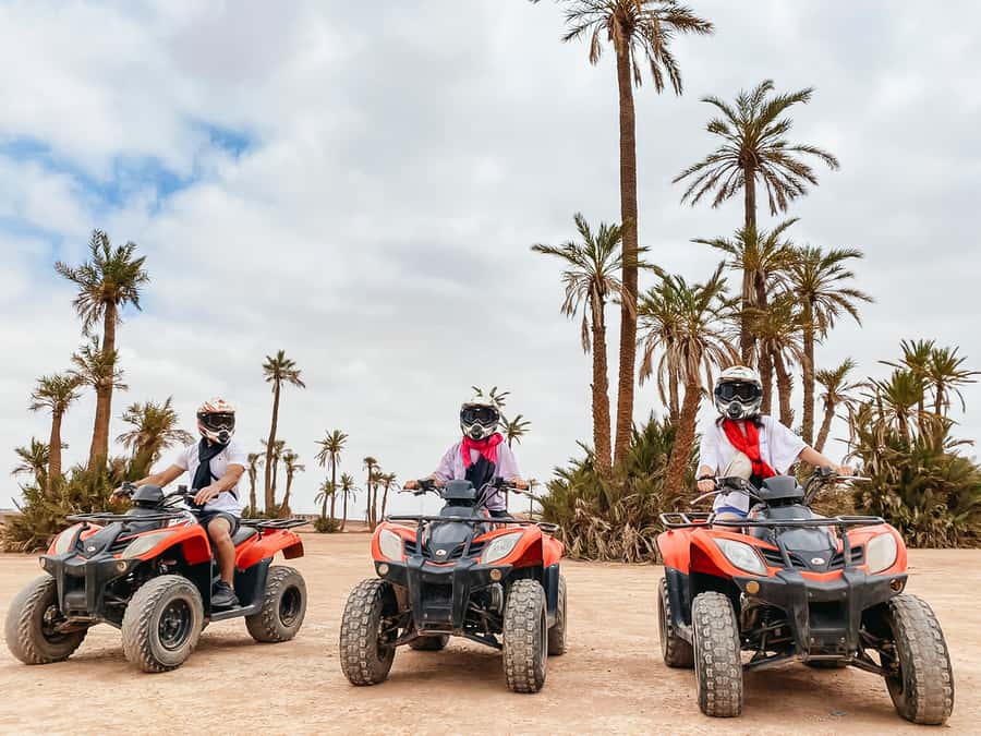 Marrakech: Quad Bike Tour to Palm Oasis and Jbilat Desert - Tea Break in the Oasis: Bread, Honey, and Mint That Actually Feels Moroccan