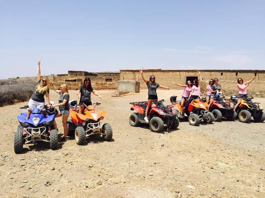 Marrakech: Quad Tour in Jbilets Desert with Palm Grove - Palm Oasis Break, Villa Pool Stop, and Mint Tea in a Berber House