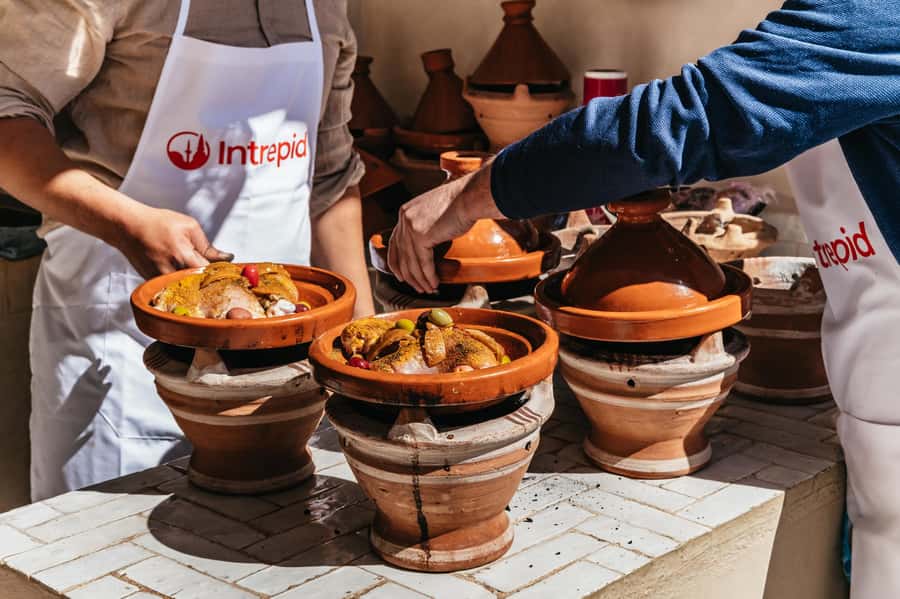 Marrakech: Tajine Cooking Class in a Traditional Riad - Souks Shopping: Spices, Fresh Produce, and Real-Life Haggling Skills