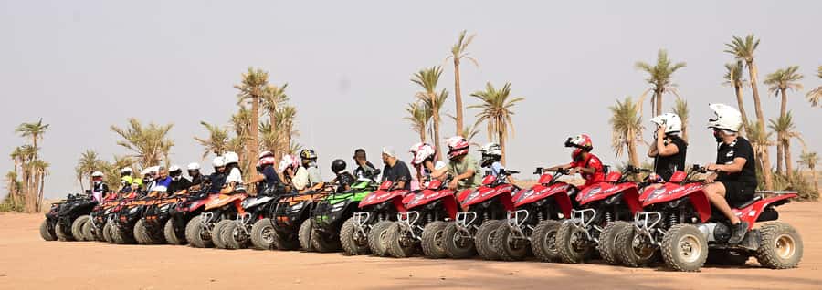 Marrakech:excursion quad in Oasis palm & jbilat desert,tea - Getting to the start: Marrakesh pickup, medina limitations, and meeting points